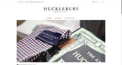 Desktop Screenshot of hucklebury.com