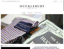 Tablet Screenshot of hucklebury.com